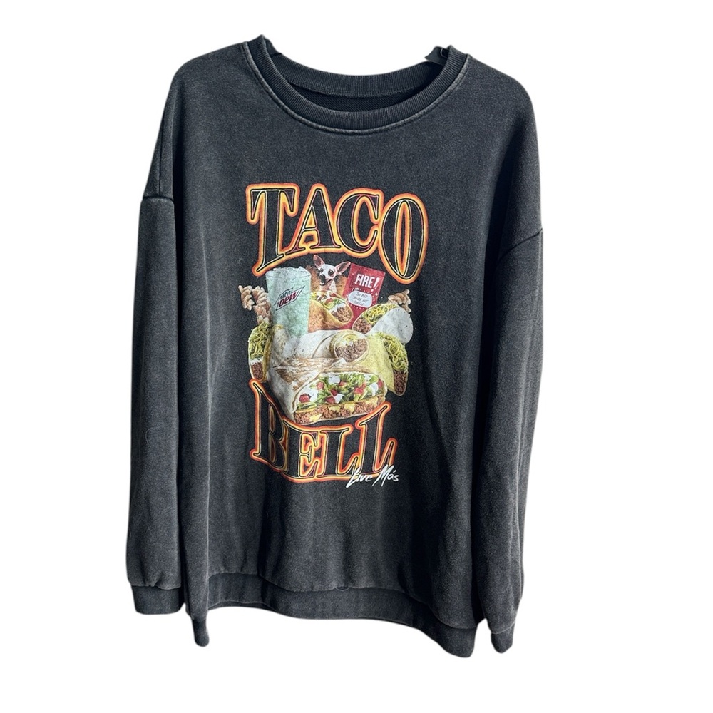 Taco Bell Black sweatshirt size L